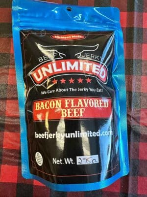 Bacon Flavored Beef Jerky Chips